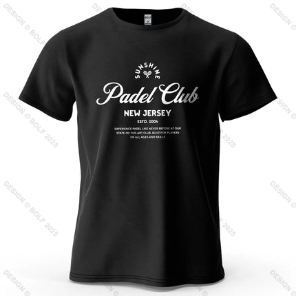 Padel Club Tee Printed Men's T-Shirt 100% Cotton Oversized Classic Graphic Tees for Women Tops Tees Casual Streetwear