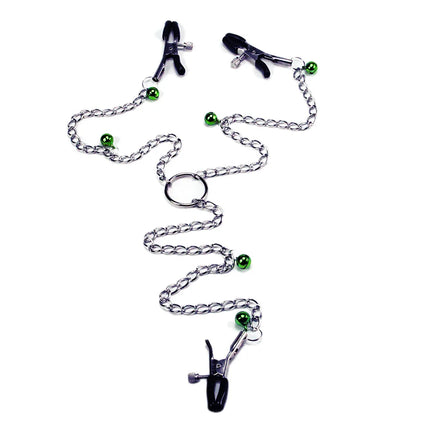 Bondage Boutique Adjustable Nipple Clamps Clit Clitoris Clips BDSM Bondage Restraints Adult Sex Toys For Couples Games