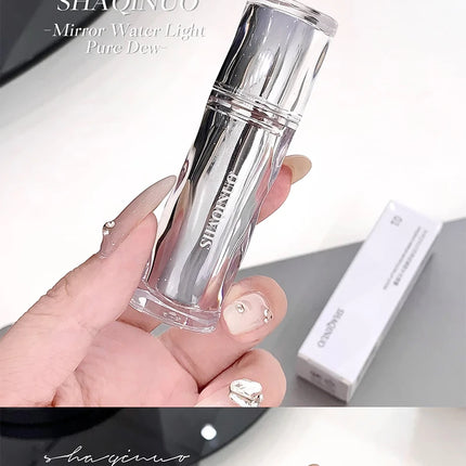 Mirror water gloss lip Dew low saturation glass lip toot lip glaze moisturizing moisturizing white mouth red