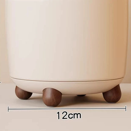 360-degree rotating dust-proof dressing table cosmetic organiser Lipstick and eyeshadow storage box Desktop pencil holder