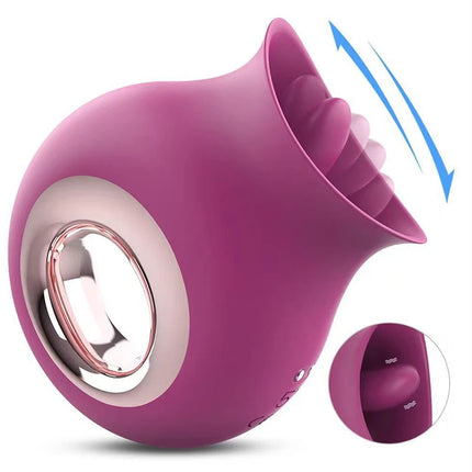 Clitoris Tongue Licking Vibrator Female G Spot Orgasm 9 Speed Stimulator Nipple Pleasure Sex Toy for Women Masturbation Aid