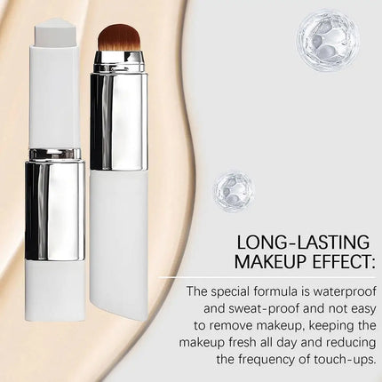 2-in-1 Color-Changing Foundation Stick - Lightweight Hydrating Brightening Matte Moisturizing Foundation Concealer Makeup