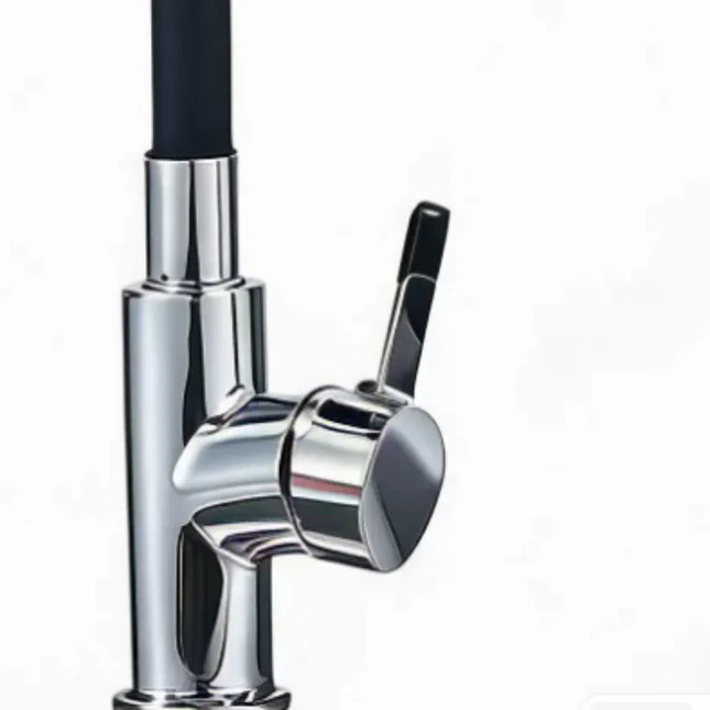 Kitchen Sink Mixer Faucet 360° Rotation Flexible Water Pipe Single Handle Deck Mount Hot Cold Water Tap Home Hardware