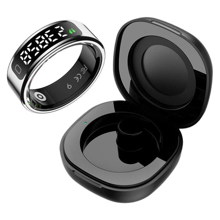 NEW R11C Smart Ring Heart Rate Blood Oxygen Sleep Monitoring Multi Sports Mode Ring With Display Screen SmartRing For Men Women