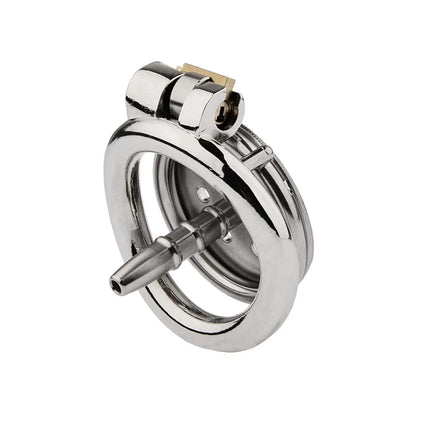Male Super Mini Chastity Cage Device Stainless Steel Penis Cage Cock Ring Chastity Lock Sex Toys For Men BDSM Sissy