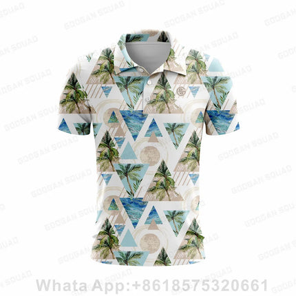 Summer Kids Golf Polo Shirts Outdoor Sports Polo Shirt Short Sleeve Quick Dry Team T-shirt Boys Breathable Golf T-shirt Clothing