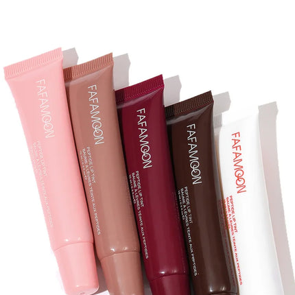 1pcs Soft Tube Mirror Lip Gloss Lip Oil Nude Brown Plumping Lip Gloss Moisturising Transparent Lipgloss Beauty Cosmetics Makeup