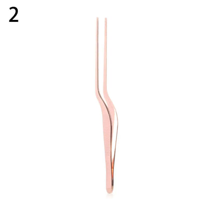 Kitchen Tongs Kitchen Utensils BBQ Tweezer Food Clip  Stainless Steel Kitchen Chief Tongs Picnic Barbecue Cooking Seafood Tool