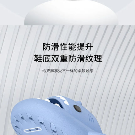 Eyriphy New Design Women Shark Slippers Men Cute Flat Sandals Fashion Cozy Casual Beach Sandals Lovers Home Lovely Bathroom Shoe