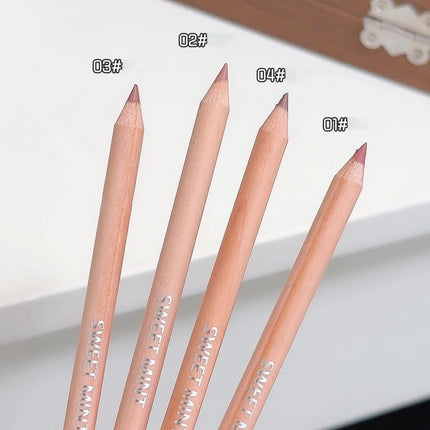 Rose Pink Lip Liner Matte Long Lasting Natural Lipliner Pencil Wooden Pole Nude Brown Lip Liner Lipstick Lips Contour Makeup