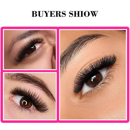 ARTSTAR 500Fans Loose Fans Eyelash Extensions 10D 12D 14D 16D 20D Pointy Base Lashes 8-17mm Length 0.03mm Thickness Volume Lash