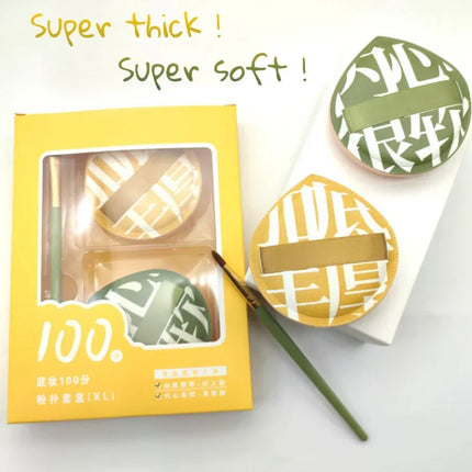 10 PCS Super Soft Cosmetics Puffs Set Free Shipping Makeup Sponge Make up for women Powder puff Korean Beauty Tools Accesories