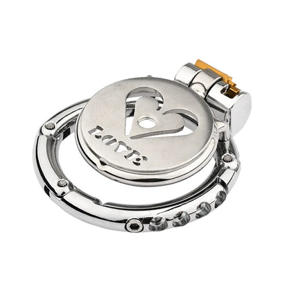 Adjustable Snap Ring Male Chastity Device Metal Cock Cage Slave BDSM Sex Toys for Men Penis Urethral Lock Adult Chastity Belt