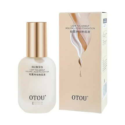OTOU 30ml Liquid Foundation Concealer Long-Lasting BB Cream Waterproof for Dry to Oily Skin Brightening Skin Care