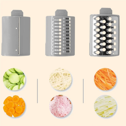 FZFZ Electric Vegetable Cutter Slicer And Shredde Kitchen Drum Vegetable Cutter EU Plug