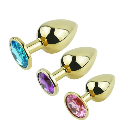 S/M/L Size Anal Plug Sex Toys Stainless Steel Metal Anal toys Sex Toys for Adults Women Men Gay Butt Plug Dildo Intimate Goods