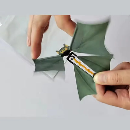 6/12PCS Flying Bat Hand Transform Magic Bat Flying Butterfly Magic Props Funny Surprise Prank Toy Gift for Kids Adults Party
