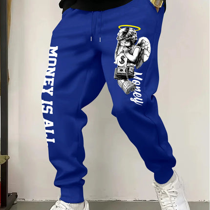 Fashionable And Distinctive Men'S Casual Pants For Everyday Wear，Casual Drawstring Waist Pants，Men'S Versatile Clothing