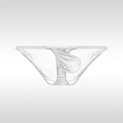 Japanese Men's Underwear Upturned Style Narrow Side Triangle Panties Low Waist Sexy Tight Half Wrap Buttocks Briefs