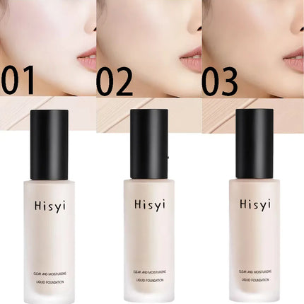 HISYI Moisturizing contour foundation whitening waterproof and sweat-proof makeup concealer long-lasting makeup cosmetics