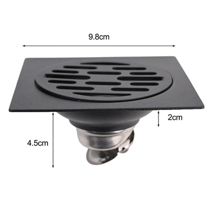 Shower Floor Drain Backflow Preventer Sewer 304 Stainless Steel  Anti-odor Drainer Shower For Bathroom Toilet Kitchen Balcony