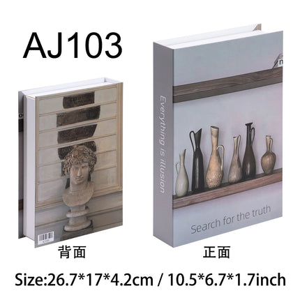 Morandi Decorative Book Open Luxury Fake Book Storage Box Home Decor Matisse Boho Bauhaus Coffee Table Shelf Interior Decoration