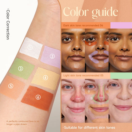 Streak-free Concealer Conceals Acne Marks And Dark Circles Under The Eyes Holds Makeup Light And Firm Contour Palette Wholesale