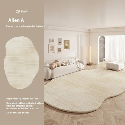 VIKAMA Upgraded Material New Shaped Warm Living Room Bedroom Kitchen Bathroom Non-slip Washable Carpet Mat Rug Home Decor