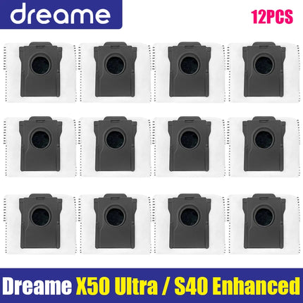 Dreame X50 Ultra / S40 Enhanced Edition Vacuum Cleaner Parts Main Roller Side Brush Hepa Filter Mop Cloth Dust Bag