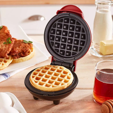 Mini Waffle Maker Bubble Egg Cake Oven Breakfast Love Heart Small Waffle Maker Cooking Appliance for Children's Birthday Parties
