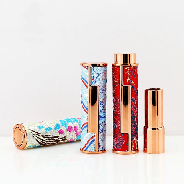 10/30/50PCS  Empty Chinese Style Satin Lipstick Tubes DIY Empty Press Lipstick Tube 12.1mm Packaging Makeup Tool