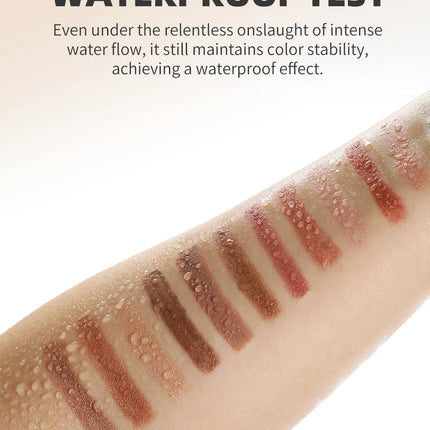 YOUNG VISION 12 Color Eyeshadow Stick Waterproof  Pearl Shimmer cream formula easy to color fine and smooth Woman makeup