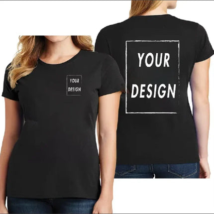 Bestseller Custom T-Shirt: Design Your Own Front & Back | Premium Unisex Tee for Couples, Teams & Events