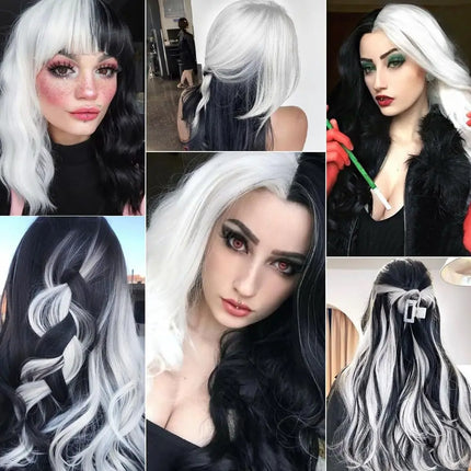10 pieces of hanging ear dyeing, color clips, hair extensions, chemical fiber synthetic wigs, traceless hair extensions