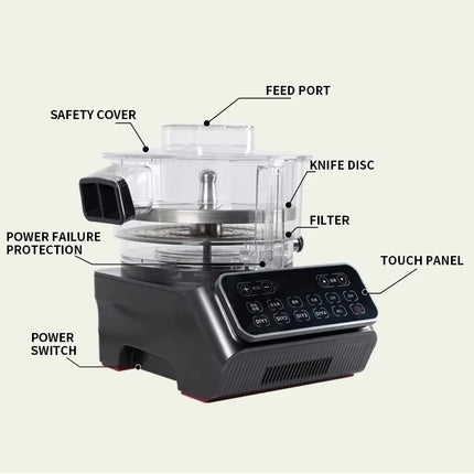 HomeWise A5 Commercial Grape Peeler Automatic Electric Peeler For Fruit Cherry Tomato Food Processor 300g Per Time 110-240V