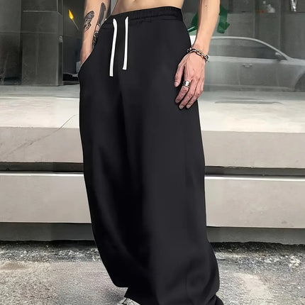 Four Season Comfortable Casual Solid Color Pants Loose Fit Casual Jogging Pants Suitable for Both Men and Women Sports Pants