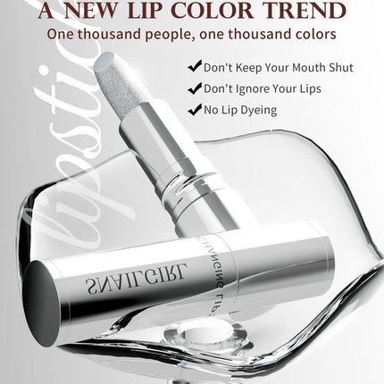 Temperature Color Changing Glitter Lipstick Waterproof Long Lasting Moisturizing Velvet Matte Lip Tint Red Pink Sexy Lips Makeup
