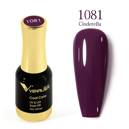 VENALISA 12ml Fabulous Pink Nails Crystal Lacquer CANNI Nail Art Glitter Pearl Diamonds Soak off Platinum UV LED Gel Nail Polish