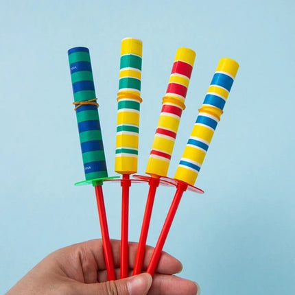10pcs Magic Show 2M Retractable Rolling Paper Stick Retractable Decompression Magic Stick Toy Telescopic Stick Entertainment Toy