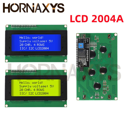 LCD2004+I2C LCD2004 20x4 2004A Blue Green Screen Character LCD IIC Serial Interface Adapter Module  LCD2004