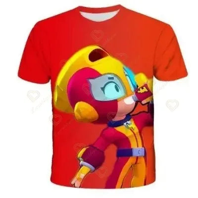 Japanese Anime Games T Shirt Women Men Kids Pullover Stars Gamer Mico Kit Larry & Lawrie Costume Clothing Age 4 7 8 10 11 12 13
