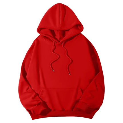 2026 New spring women Fleece Hoodie Solid Color Hooded Korean Fashion Women's Hooded Sports Sweater Casual Loose Pullover Hoodie