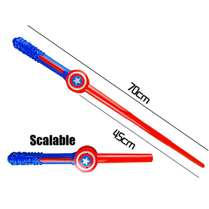Marvel Superhero Toy Role Play Performance Props Capta Captain America Iron Man Action Figure Toy set Children's Halloween Gift