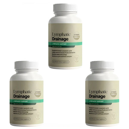 Lymphatic Drainage Capsules - Reduce Puffiness, Cleanse & Detox, Body Shape Weight Management, Supports Thyroid Health