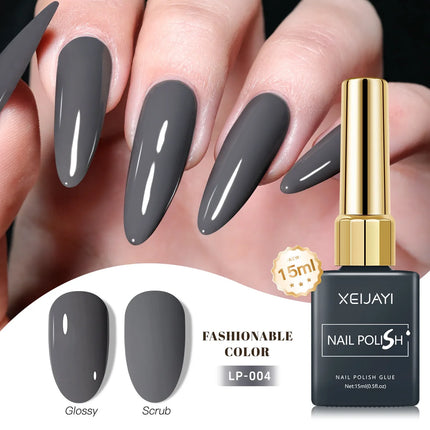 Colored Square Bottle Nail Varnish Gel 60 Colors Gloss Matte Ice-clear Nail Polish Fruit Green Nail Art Soak Off UV Gel Lacquer