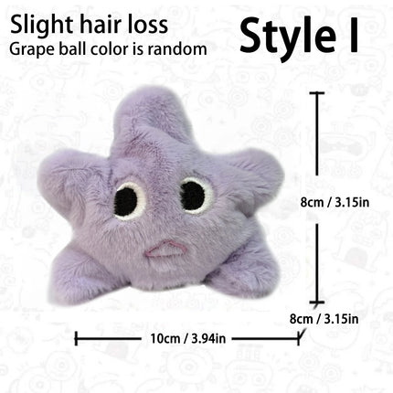 Plush Pinch Toy Creative Stress Relief Toy Grape Ball Pinch Unique Gift