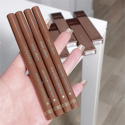 GEGE BEAR Precision Tip Fast Driving Quick Draw Liquid Eyeliner Pen Daily Use Waterproof Smudge Proof Long Last Eyeliner Pencil