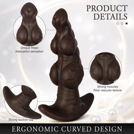 Big Soft Silicone Anal Plug Wearables Portable Butt Plug Dilation Training Expander Dilator Adult Sex Toys for Women Men Gay