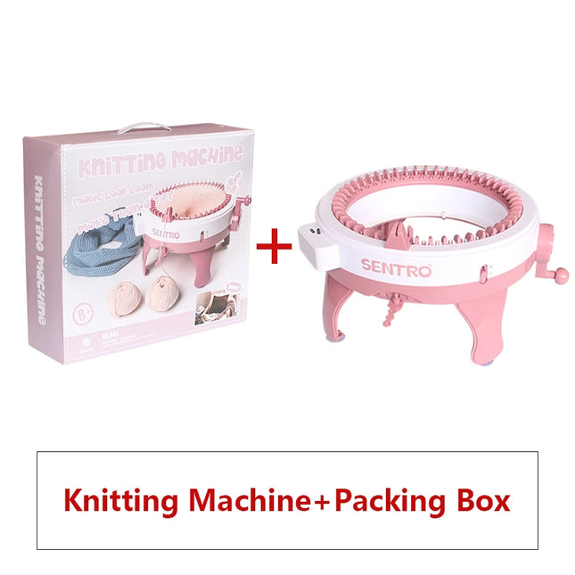 48-Needle Handmade Knitting Machine Cylinder Wool Loom Scarf Sweater Hat Socks Adult Children Lazy Artifact Christmas Gift
