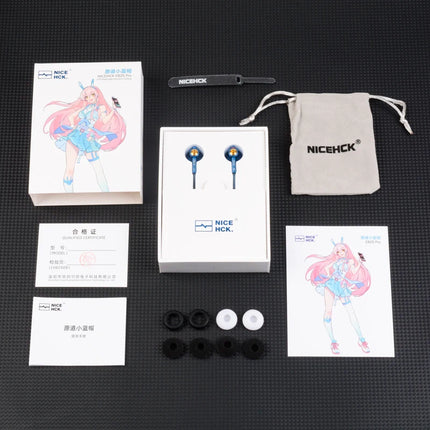 NICEHCK EB2S PRO 3.5/4.4mm Plug Microphone Flat-Head Earbud HIFI Wired Earphone 15.4mm LCP Diaphragm Dynamic Music Vocal Headset